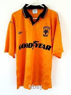 Wolves Home Shirt 1990. Small Adults 34/36. Original Orange Football Top Only S