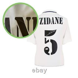 Zinedine Zidane Signed Real Madrid 2022-23 Home Football Shirt. Damaged A